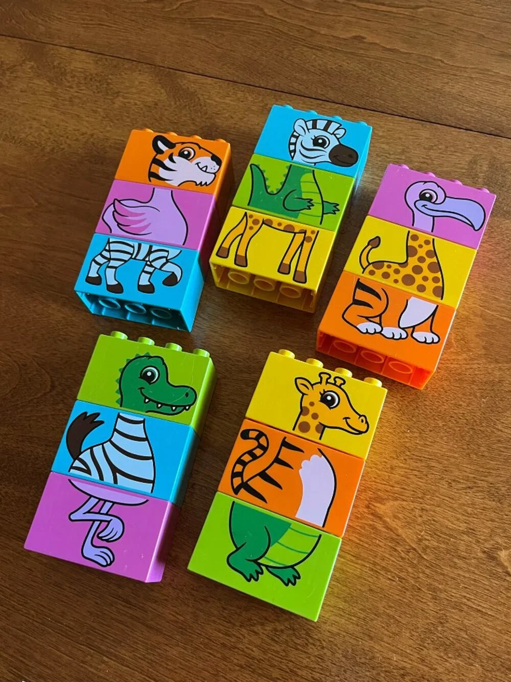 Duplo mix-and-match animal puzzle set